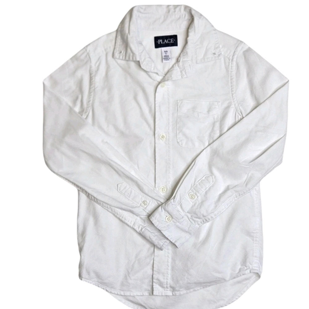 NWT Boys' White Button-Down Shirt from The Children's Place